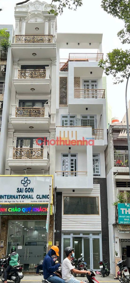 CHO THUÊ NHÀ MẶT TIỀN ĐƯỜNG NGÔ GIA TỰ, QUẬN 10 - CÓ THANG MÁY