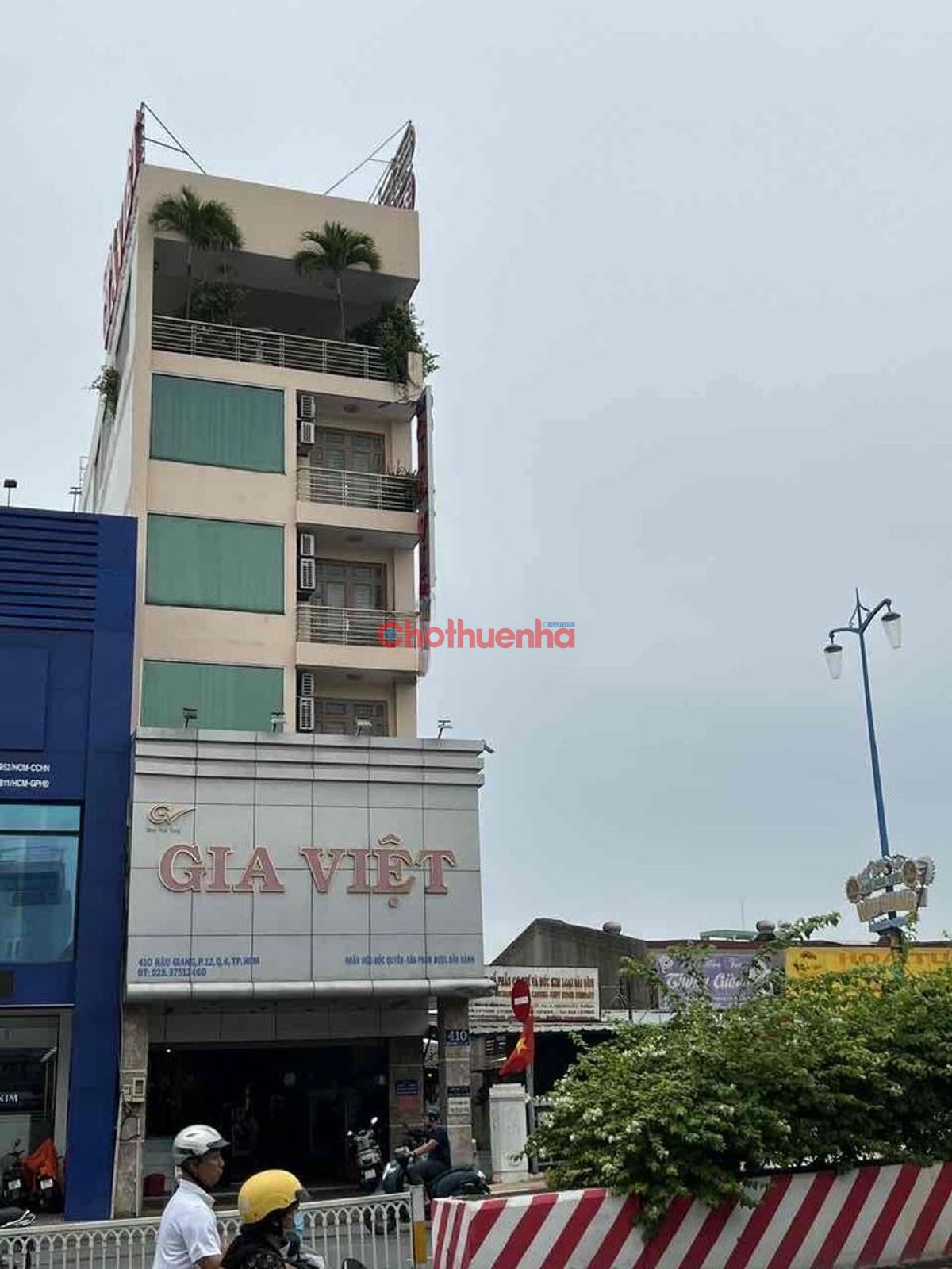 CHO THUÊ TOÀ NHÀ MẶT TIỀN ĐƯỜNG HẬU GIANG, QUẬN 6 - CÓ THANG MÁY.