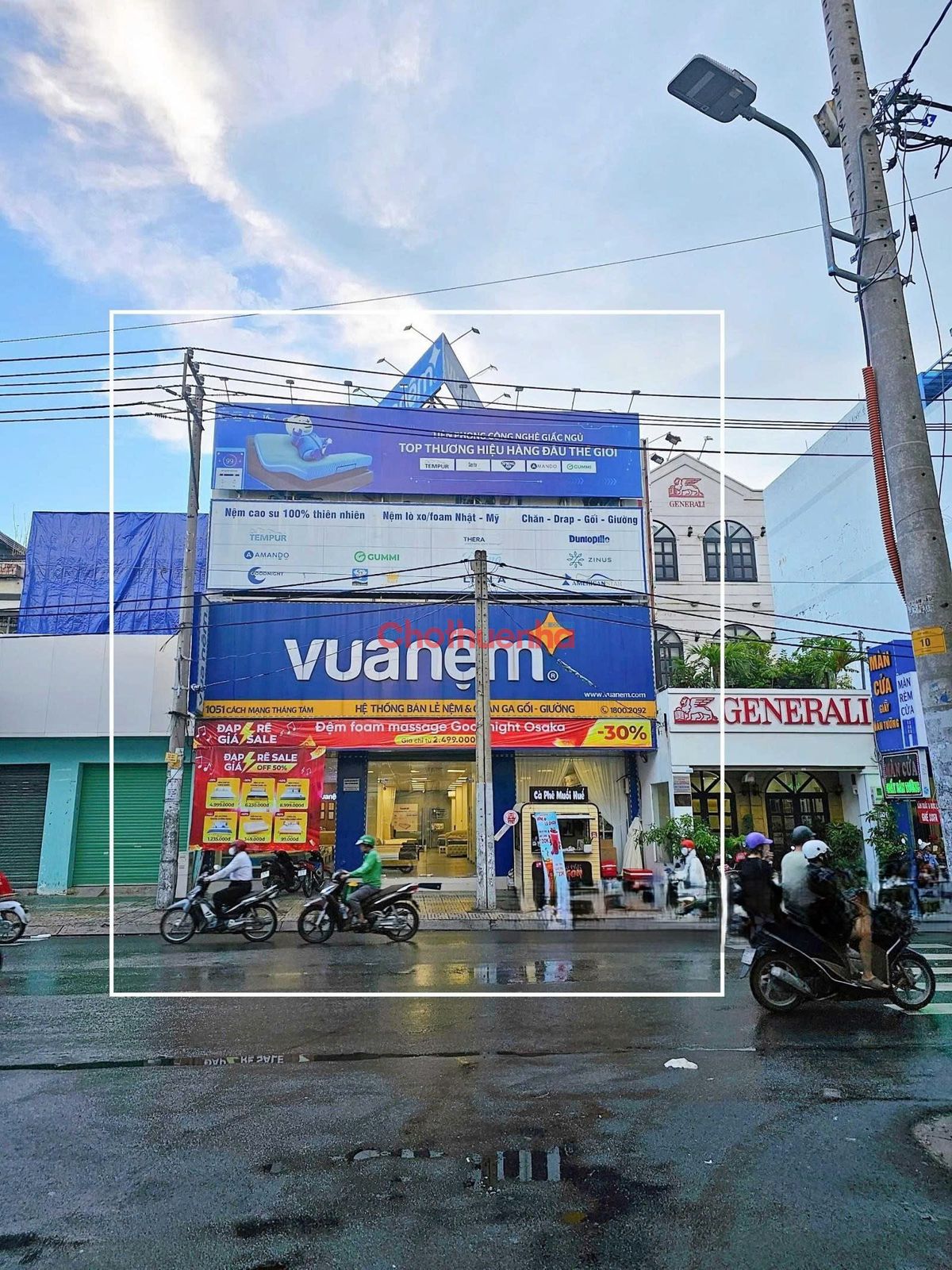 CHO THUÊ NHÀ MẶT TIỀN ĐƯỜNG CÁCH MẠNG THÁNG 8 , TÂN BÌNH - TRỆT 2 LẦU - DT: 12X25M