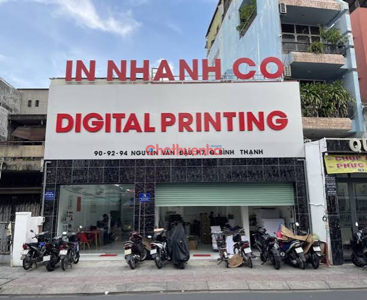 CHO THUÊ MẶT BẰNG NGUYỄN VĂN ĐẬU BÌNH THẠNH, NGANG 11M, 1 TRỆT 1 LẦU, GIÁ 100 TRIỆU