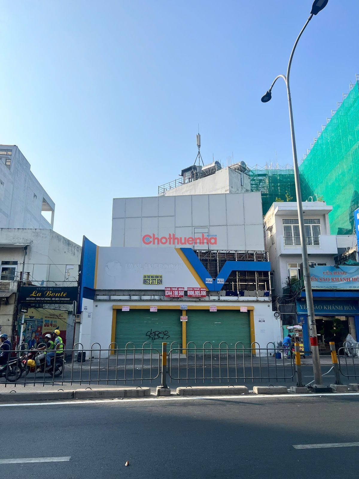 CHO THUÊ NHÀ MẶT TIỀN 141 PHAN ĐĂNG LƯU , PHÚ NHUẬN – NGANG 11M