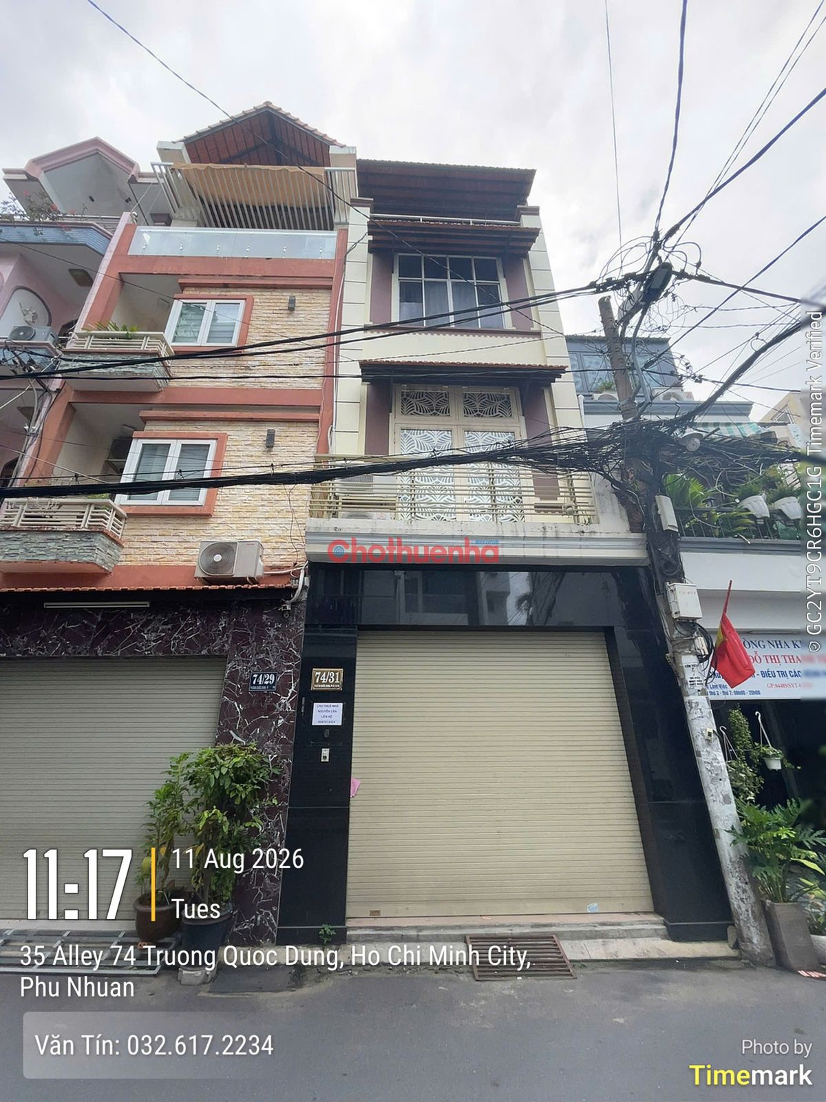 CHO THUÊ NHÀ ĐƯỜNG TRƯƠNG QUỐC DUNG, QUẬN PHÚ NHUẬN