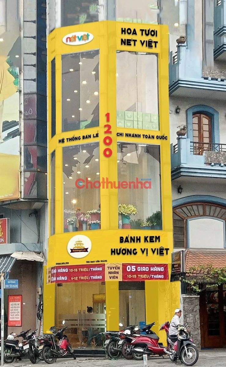 CHO THUÊ MẶT BẰNG ĐƯỜNG ĐINH TIÊN HOÀNG, QUẬN 1 - 4 X 17M - 4 TẦNG