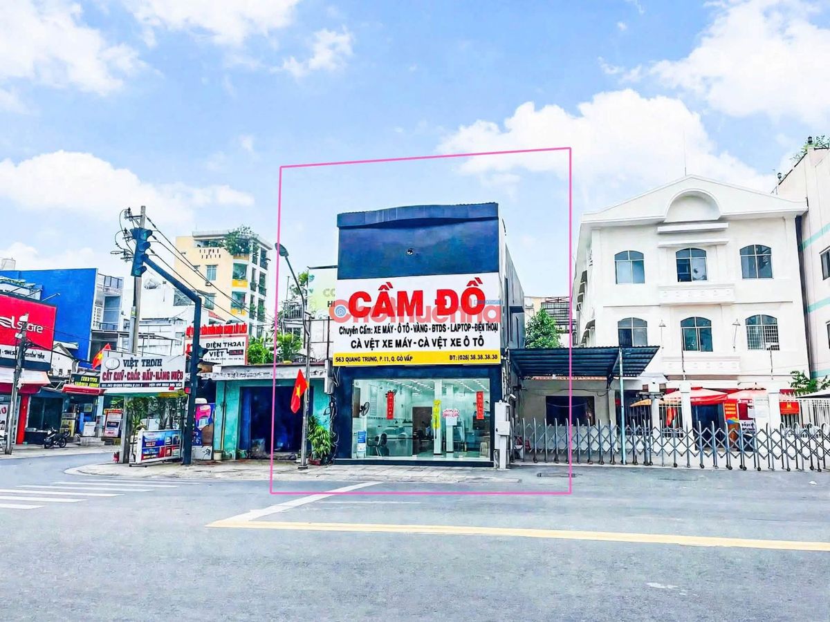 CHO THUÊ NHÀ MẶT TIỀN QUANG TRUNG GÒ VẤP, DIỆN TÍCH 6X30M