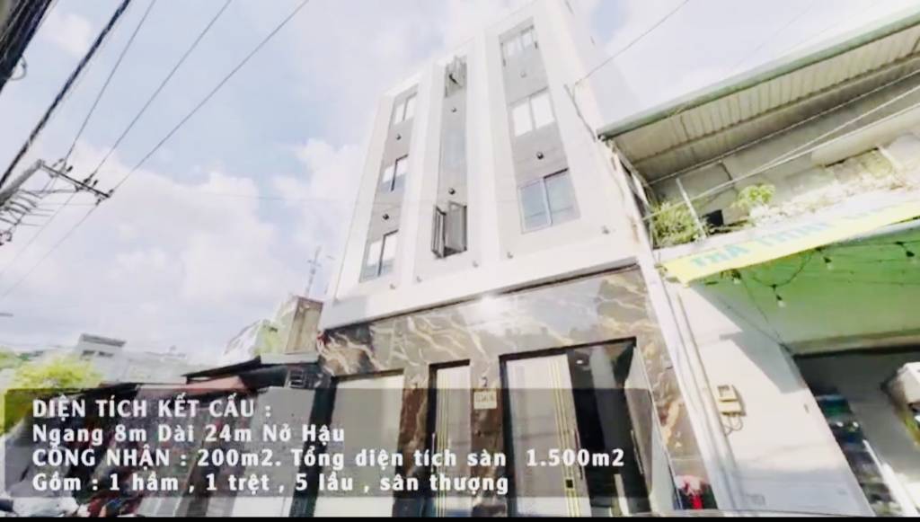 Bán căn hộ Quang Trung, Gò Vấp, 8 tầng thang máy, 210m², 75 phòng full cho thuê 300 triệu/tháng
