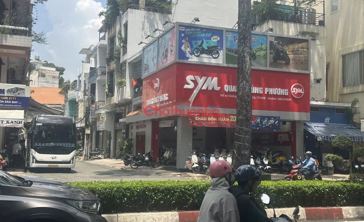 CHO THUÊ NHÀ GÓC 2 MẶT TIỀN AN DƯƠNG VƯƠNG, PHƯỜNG 9, QUẬN 5, DT: 8X10M